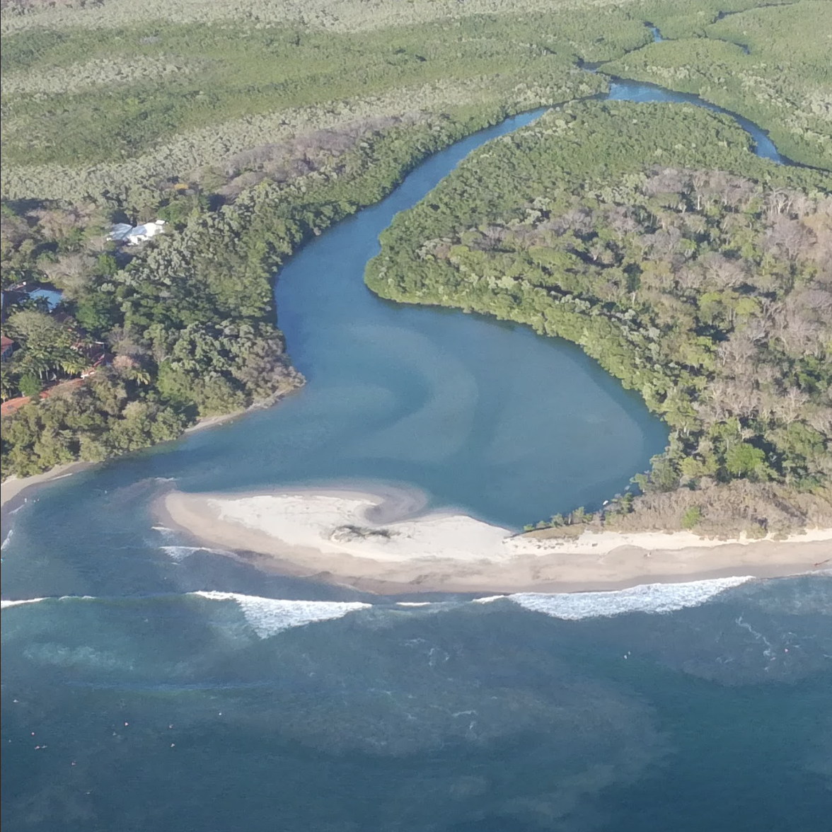 Embouchure du rio Langosta, Costa Rica